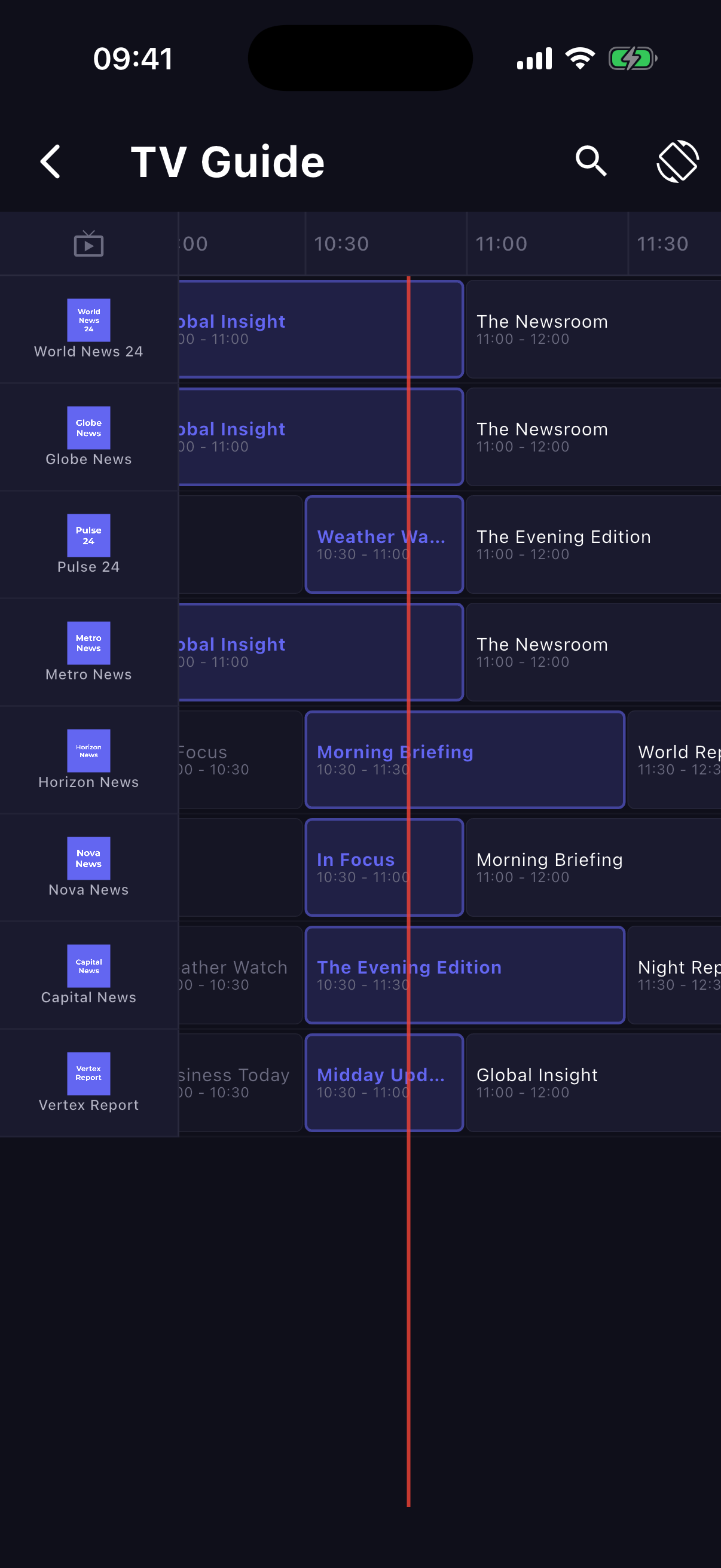 EPG TV Guide